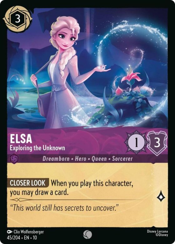 Elsa - Exploring the Unknown - Cold Foil