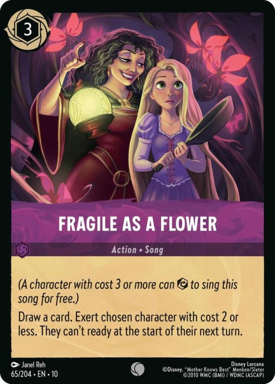 Fragile as a Flower - Cold Foil