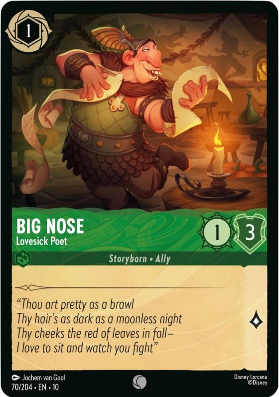 Big Nose - Lovesick Poet - Cold Foil