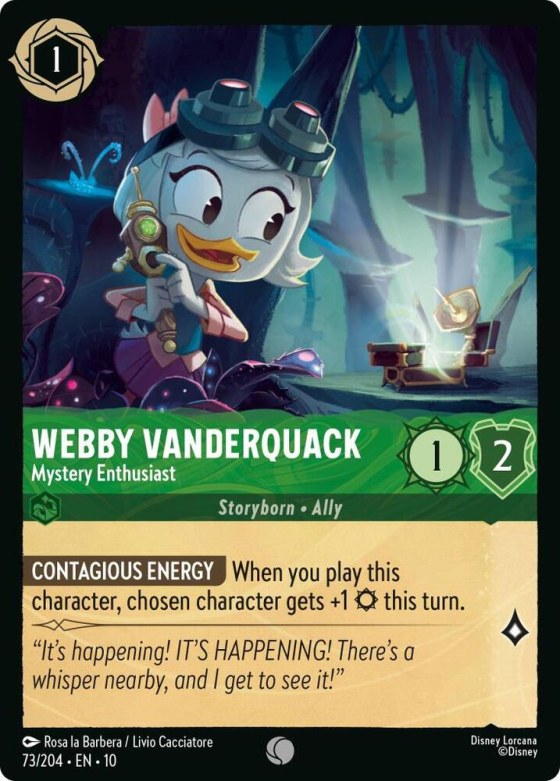Webby Vanderquack - Mystery Enthusiast - Cold Foil