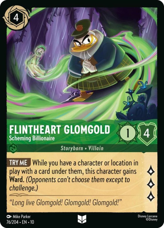 Flintheart Glomgold - Scheming Billionaire - Cold Foil