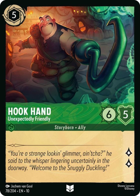 Hook Hand - Unexpectedly Friendly - Cold Foil
