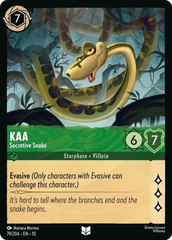Kaa - Secretive Snake - Cold Foil