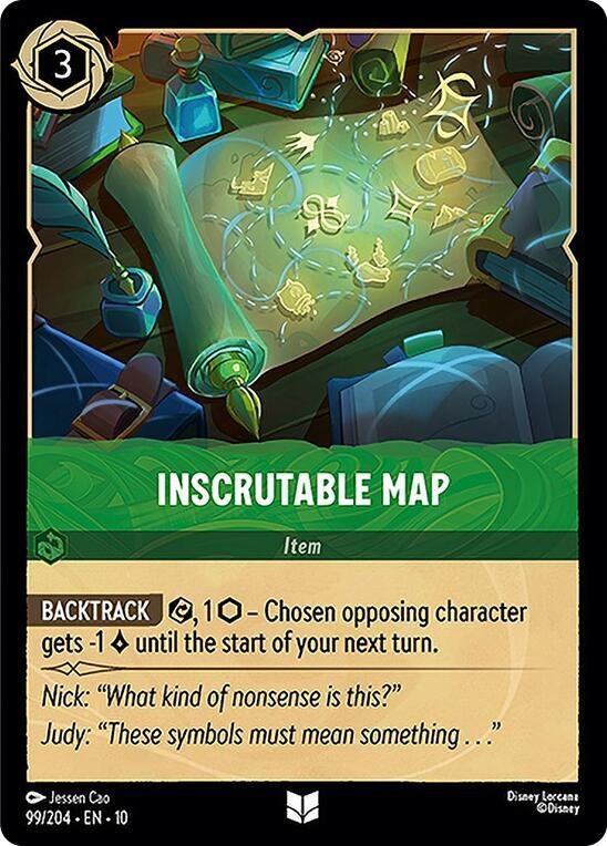 Inscrutable Map - Cold Foil