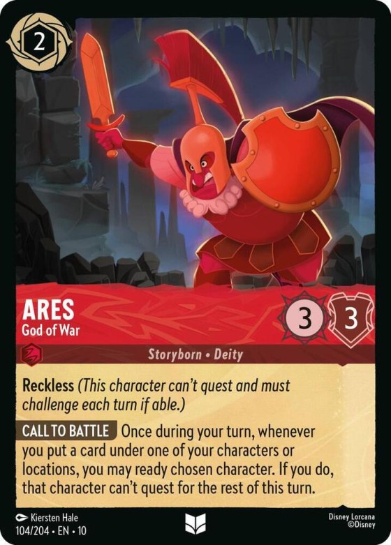 Ares - God of War - Cold Foil