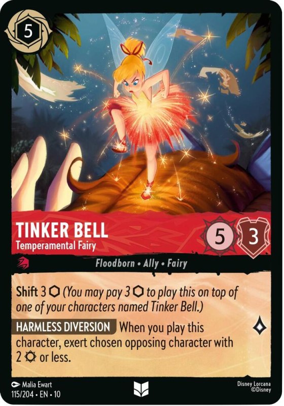 Tinker Bell - Temperamental Fairy - Cold Foil