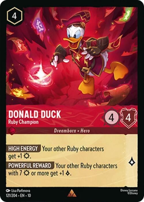 Donald Duck - Ruby Champion - Cold Foil