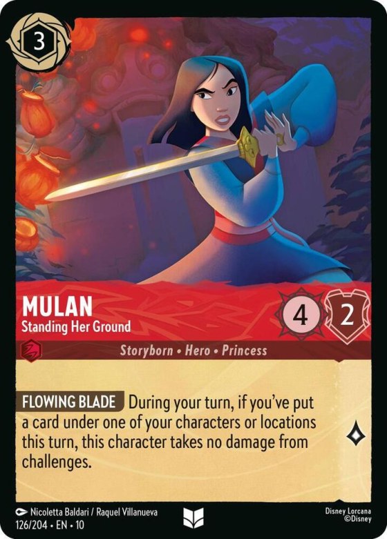 Mulan - Standing Her Ground - Cold Foil