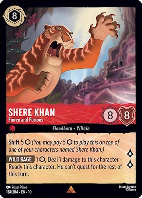 Shere Khan - Fierce and Furious - Cold Foil