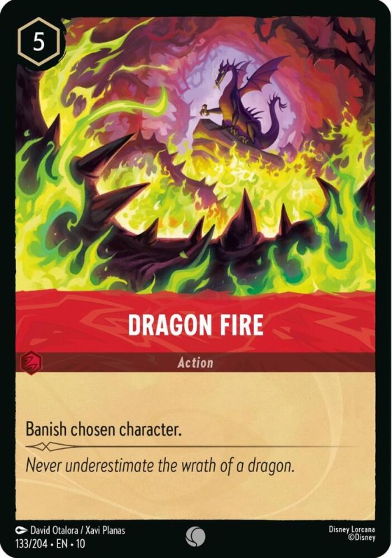 Dragon Fire - Cold Foil