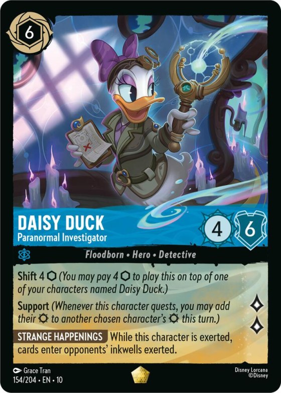 Daisy Duck - Paranormal Investigator - Cold Foil