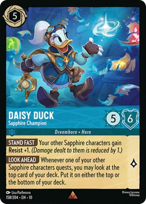 Daisy Duck - Sapphire Champion - Cold Foil