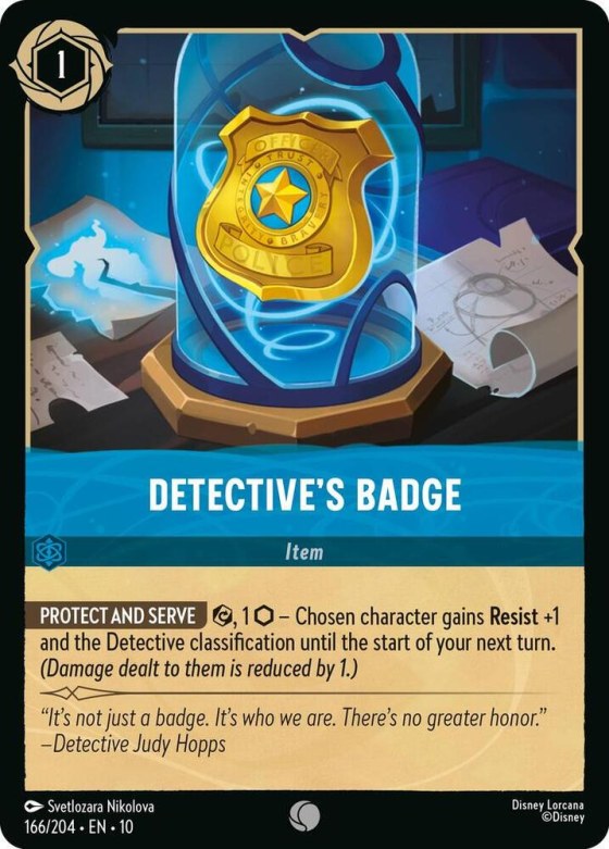 Detective's Badge - Cold Foil