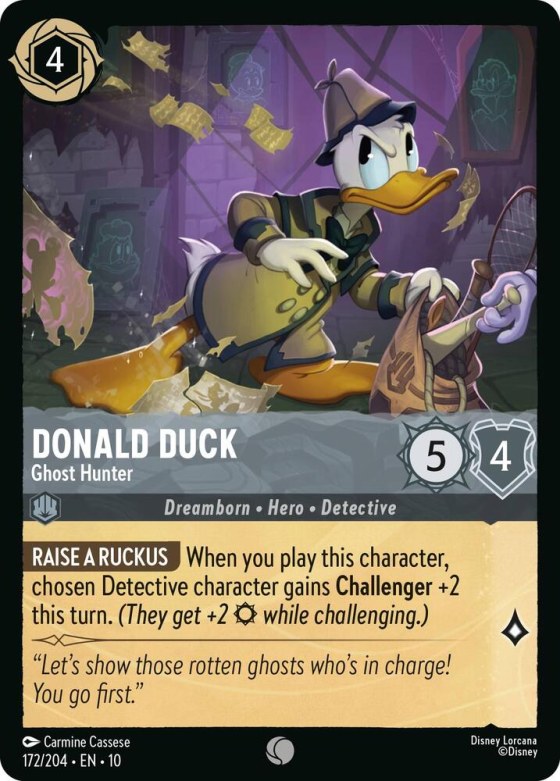 Donald Duck - Ghost Hunter - Cold Foil