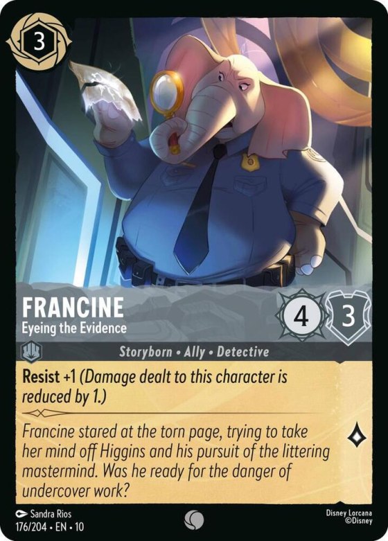 Francine - Eyeing the Evidence - Cold Foil