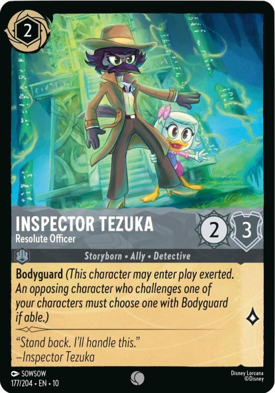Inspector Tezuka - Resolute Officer - Cold Foil