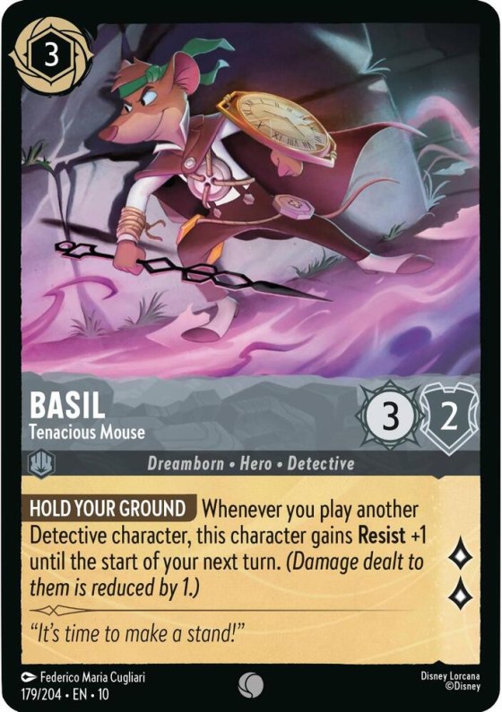 Basil - Tenacious Mouse - Cold Foil