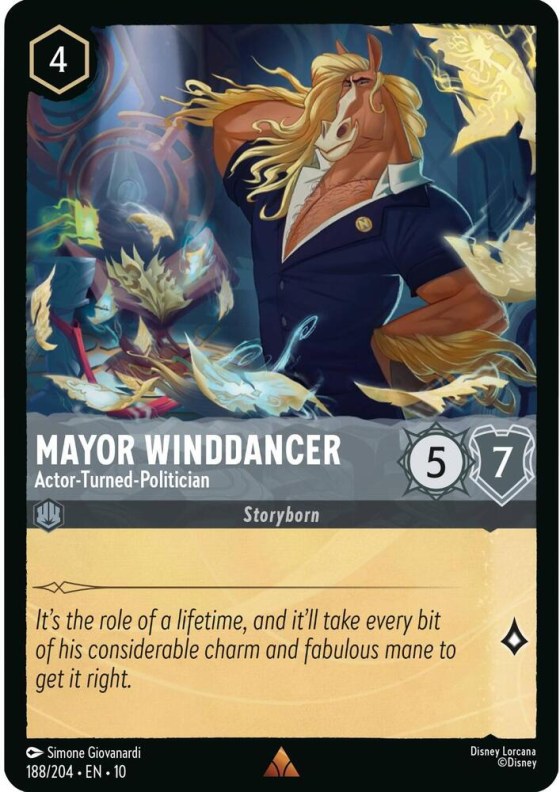 Mayor Winddancer - Actor-Turned-Politician - Cold Foil