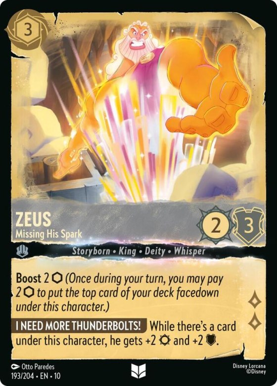 Zeus - Missing His Spark - Holo