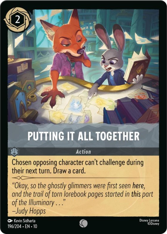 Putting It All Together - Cold Foil