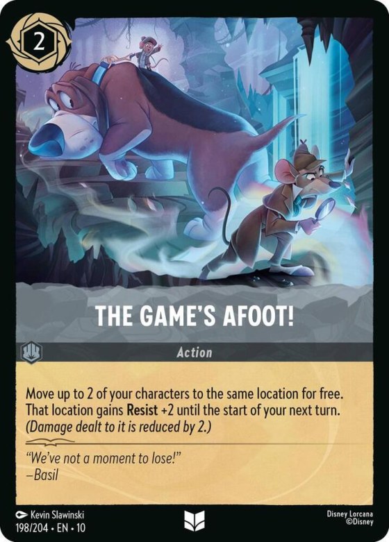 The Game's Afoot! - Cold Foil