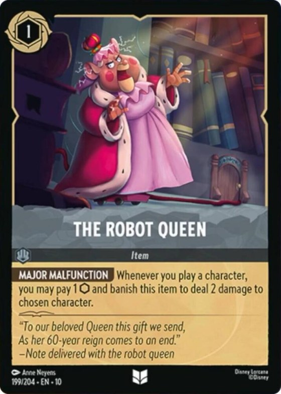 The Robot Queen - Cold Foil