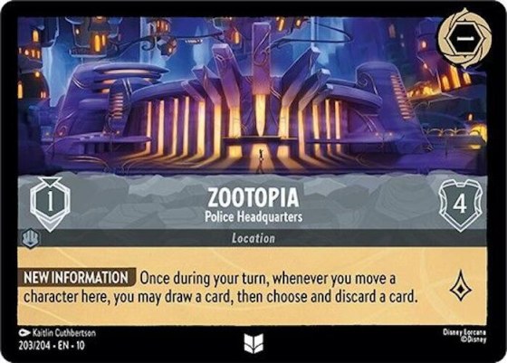 Zootopia - Police Headquarters - Cold Foil