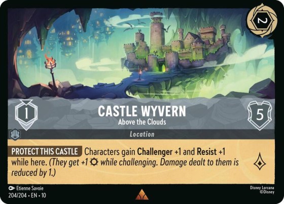 Castle Wyvern - Above the Clouds - Cold Foil