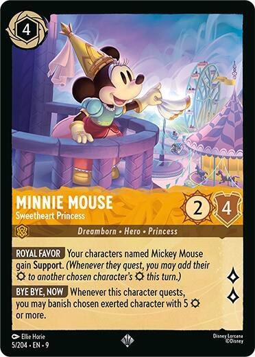 Minnie Mouse - Sweetheart Princess - Cold Foil