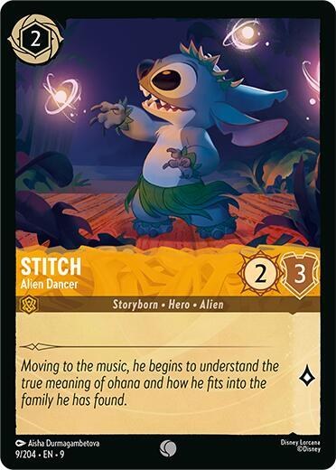 Stitch - Alien Dancer - Cold Foil