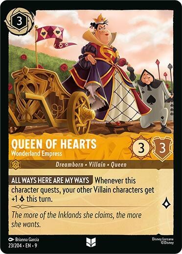 Queen of Hearts - Wonderland Empress - Cold Foil