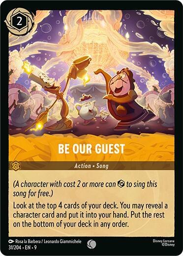 Be Our Guest - Cold Foil