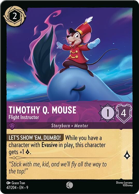 Timothy Q. Mouse - Flight Instructor - Cold Foil