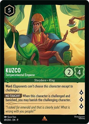 Kuzco - Temperamental Emperor - Cold Foil