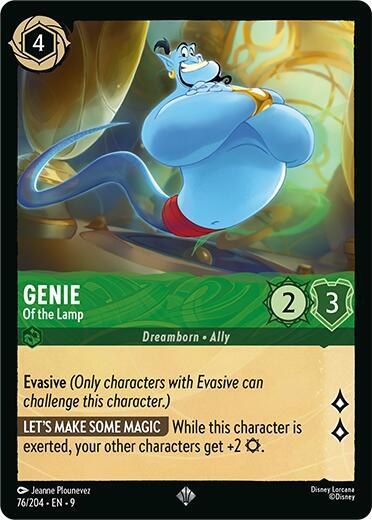 Genie - Of the Lamp - Cold Foil