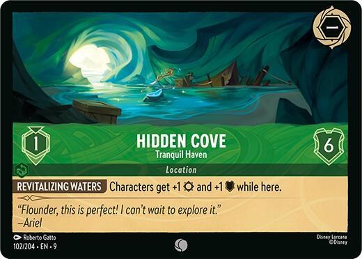 Hidden Cove - Tranquil Haven - Cold Foil