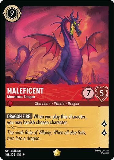 Maleficent - Monstrous Dragon - Cold Foil