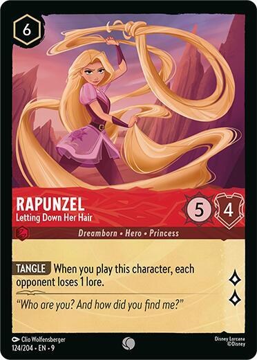 Rapunzel - Letting Down Her Hair - Cold Foil