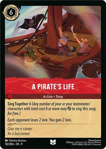 A Pirate's Life - Cold Foil