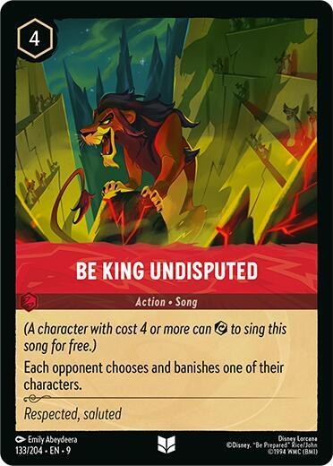 Be King Undisputed - Cold Foil