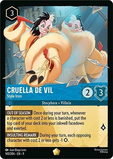 Cruella De Vil - Style Icon - Cold Foil