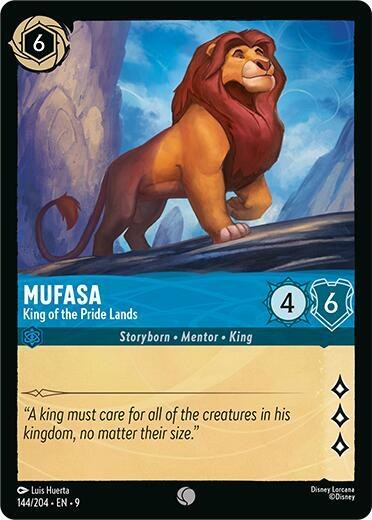 Mufasa - King of the Pride Lands - Cold Foil