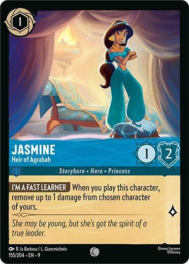 Jasmine - Heir of Agrabah - Cold Foil