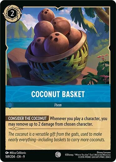 Coconut Basket - Cold Foil