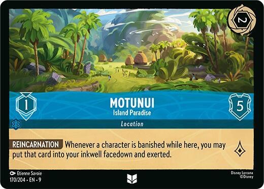 Motunui - Island Paradise - Cold Foil