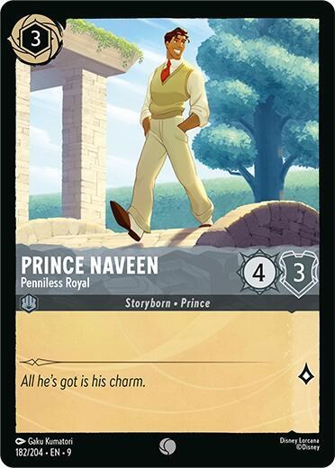 Prince Naveen - Penniless Royal - Cold Foil