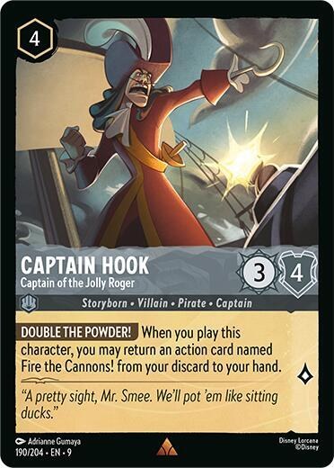 Captain Hook - Captain of the Jolly Roger - Cold Foil