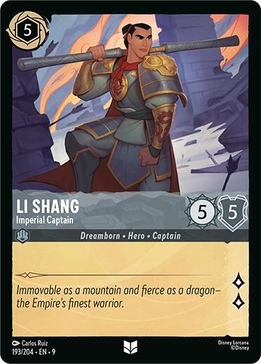 Li Shang - Imperial Captain - Cold Foil