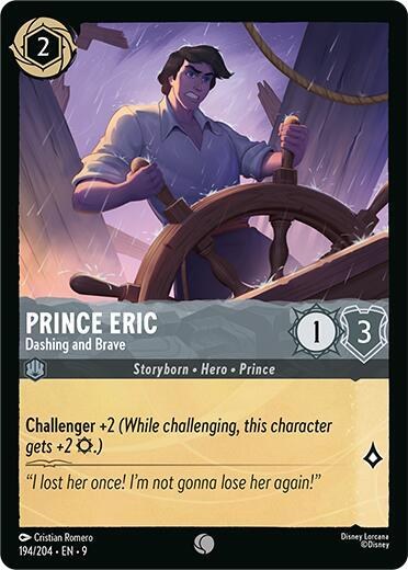 Prince Eric - Dashing and Brave - Cold Foil