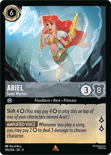 Ariel - Sonic Warrior - Cold Foil